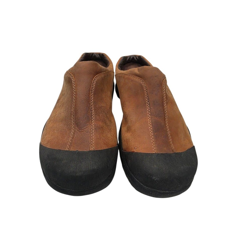ALPINE DESIGN CLOG SLIP-ON Brown Leather Size 8.5 Womens
